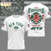 New York Jets NFL Firefighter Tribute 3D T-Shirt
