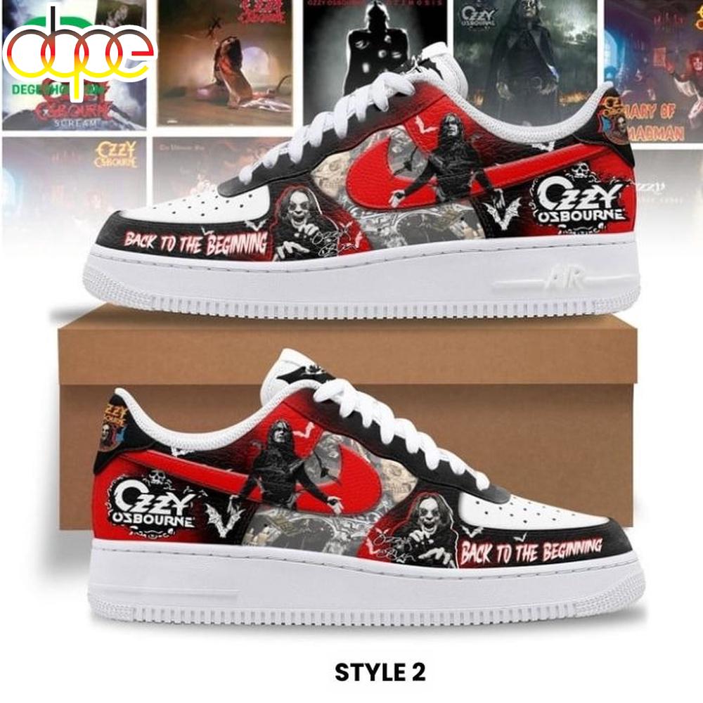 Ozzy Osbourne Back to the Beginning Air Force 1 Shoes