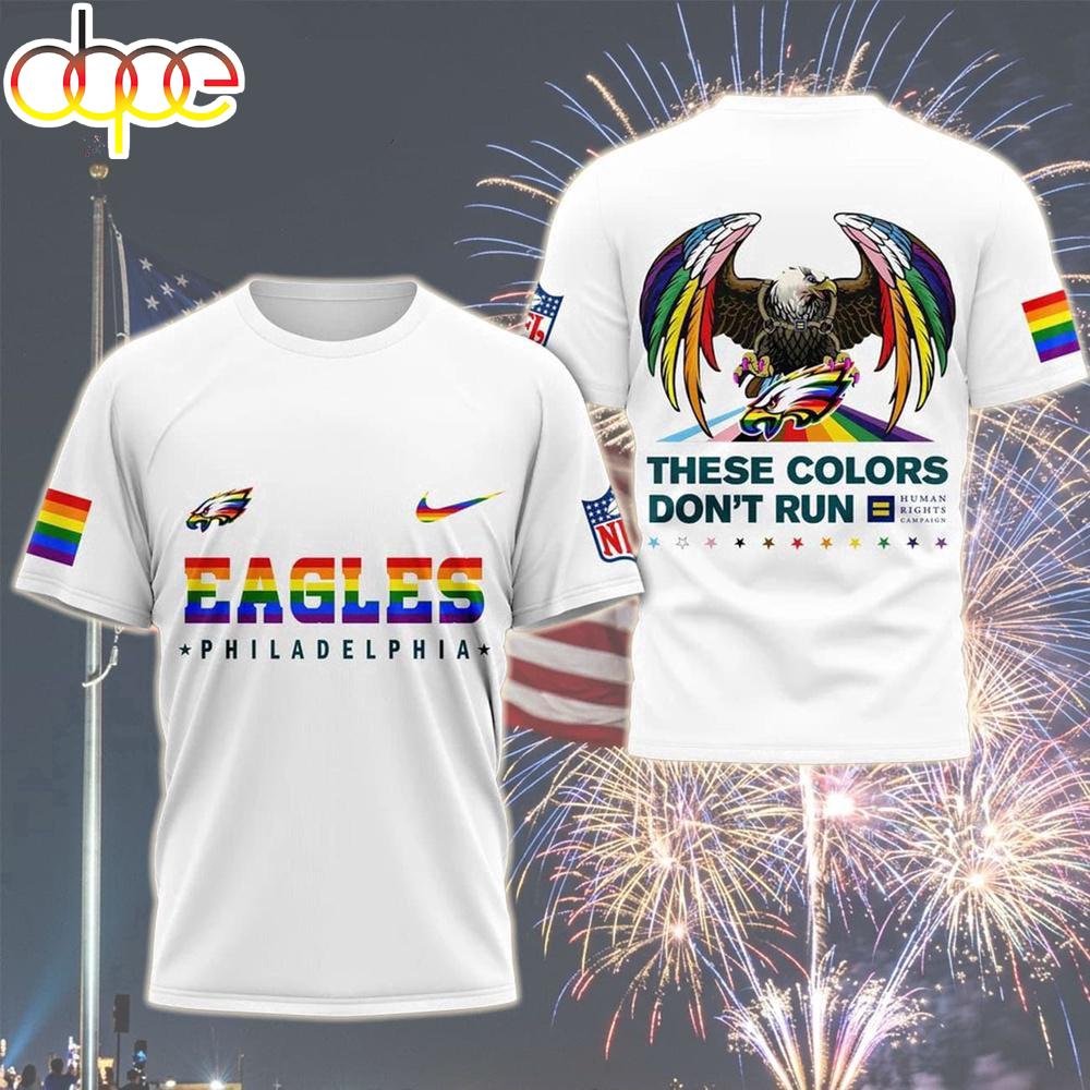Philadelphia Eagles LGBT Pride All Over Print Shirt