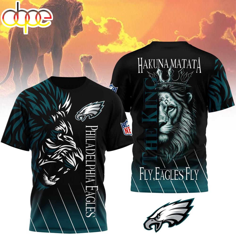 Philadelphia Eagles NFL The Lion King Fan 3D T-Shirt Philadelphia Eagles NFL The Lion King Fan 3D T-Shirt