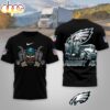 Philadelphia Eagles NFL Truck Driver Burn The Midnight Oil 3D T-Shirt