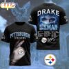 Pittsburgh Steelers NFL Drake Ice Man 3D T-Shirt For Fans