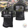 Pittsburgh Steelers NFL Military Appreciation Polo Shirt For Fans