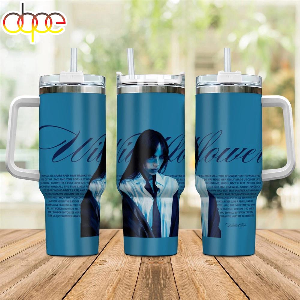 Rare Billie Eilish Tumbler With Handle For Fans