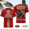San Francisco 49ers NFL This Is The Way Star Wars 3D T-Shirt For Fans