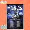 Staind Tour 2026 The Break The Cycle Poster Canvas Staind Tour 2026 The Break The Cycle Poster Canvas