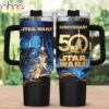 Star Wars Anniversary 50Th Tumbler With Handle For Fans Star Wars Anniversary 50Th Tumbler With Handle For Fans