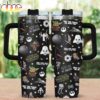 Star Wars Pattern Tumbler With Handle For Fans Star Wars Pattern Tumbler With Handle For Fans