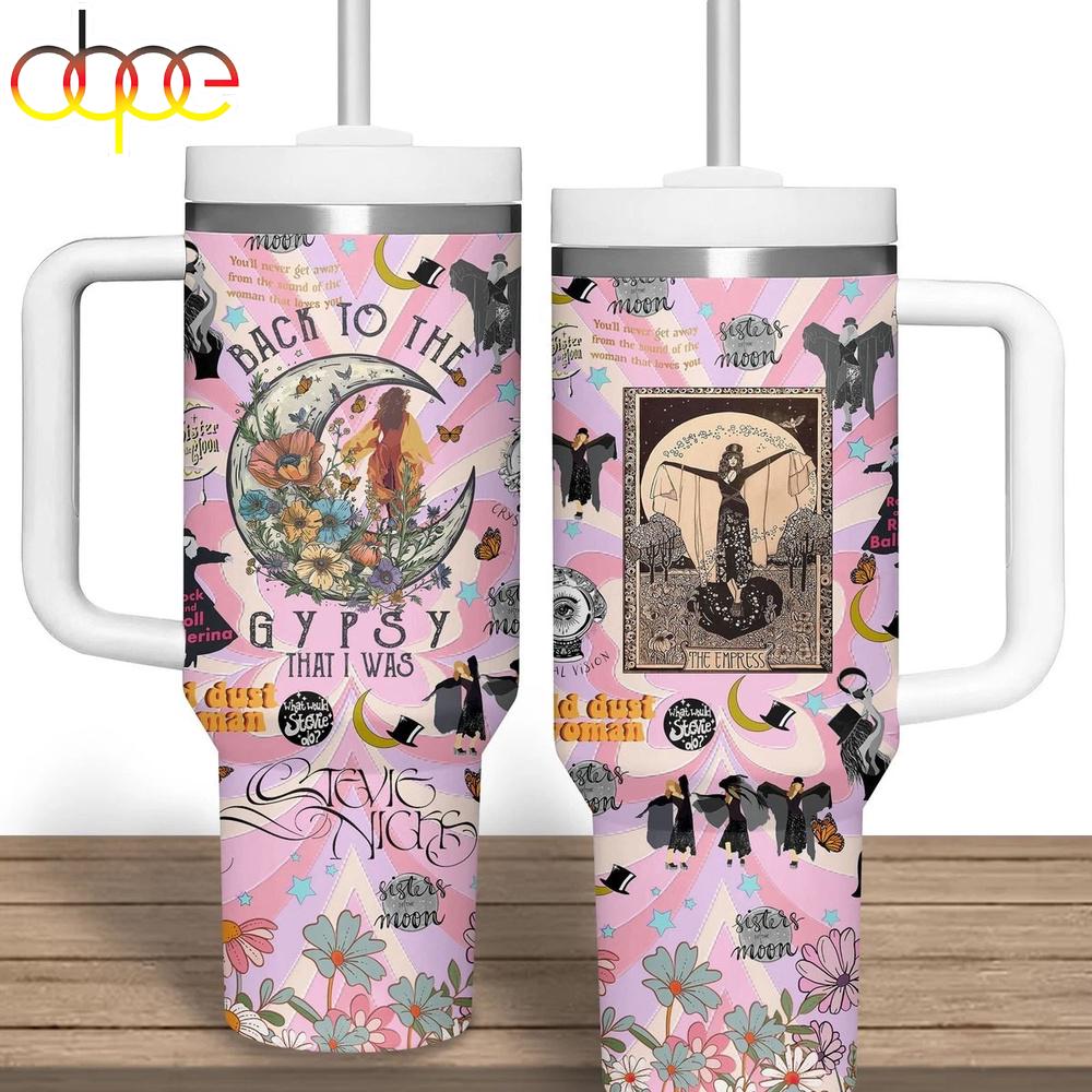 Stevie Nicks Tumbler With Handle For Fans