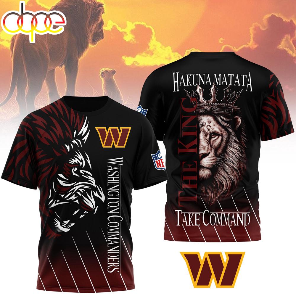 Washington Commanders NFL The Lion King Fan 3D T-Shirt