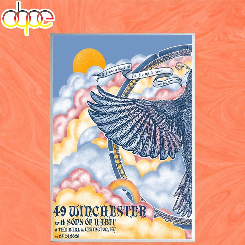 49 Winchester Lexington KY Tour Apr 24 2026 Poster Canvas