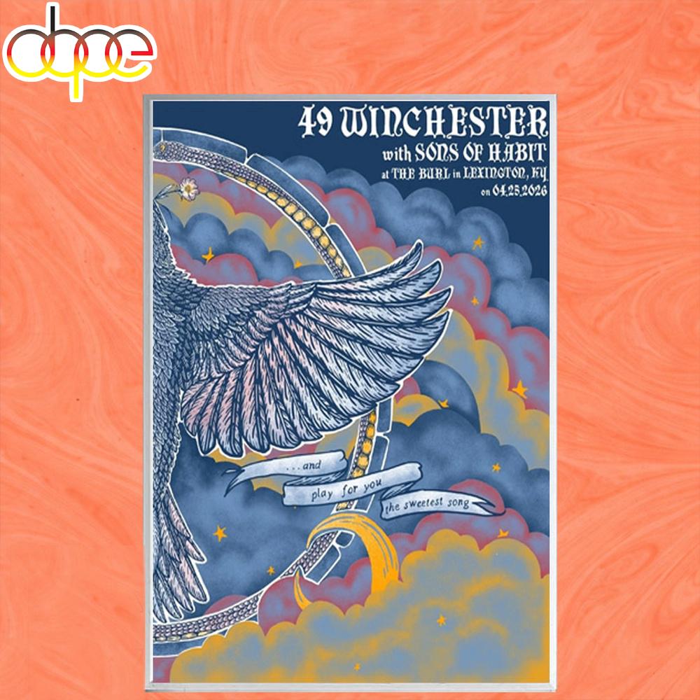 49 Winchester Lexington KY Tour Apr 25 2026 Poster Canvas