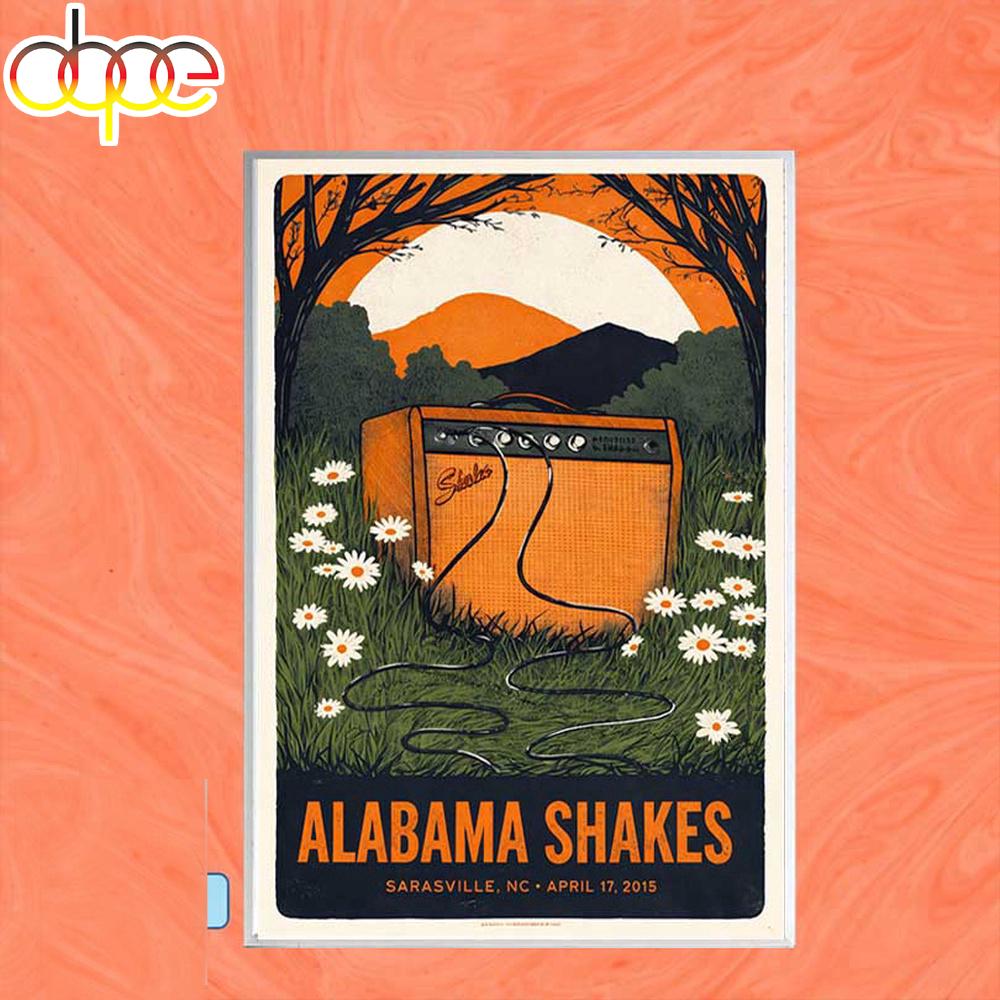 Alabama Shakes Fall Tour 2026 ExploreAsheville.com Arena Ashevill Poster Canvas