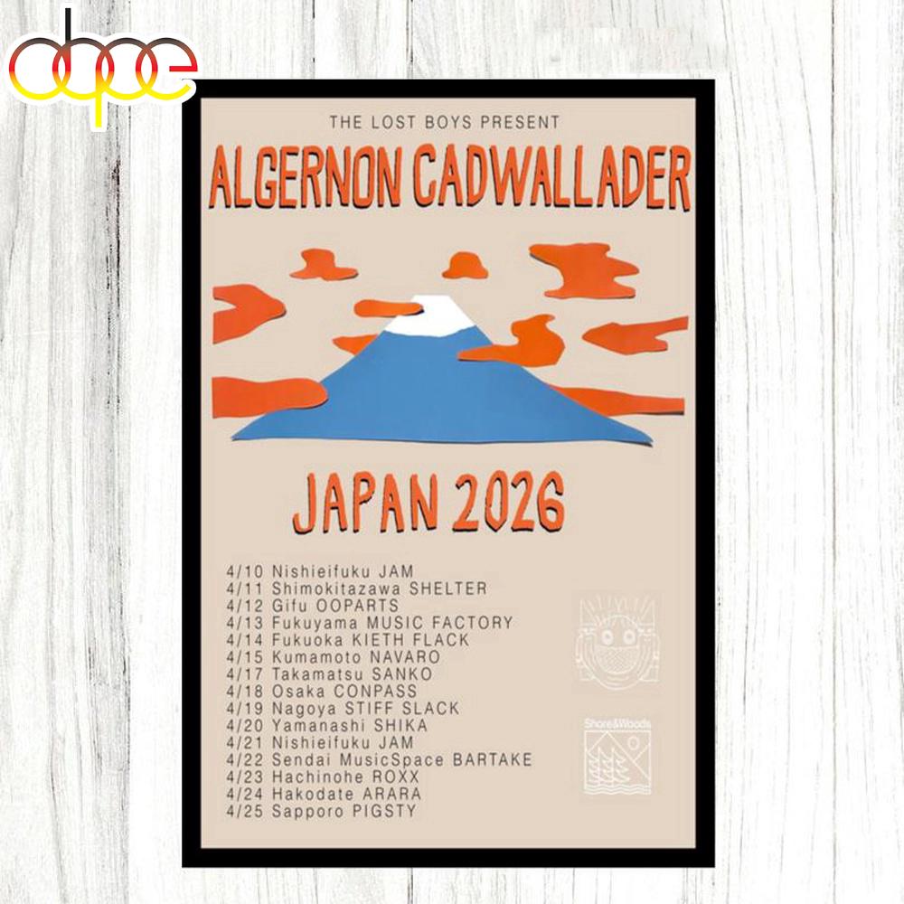Algernon Cadwallader Japan 2026 Poster Canvas