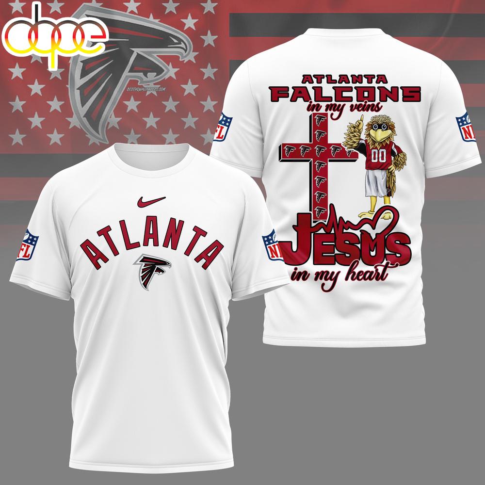 Atlanta Falcons Faith & Football 3D T-Shirt