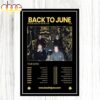 Back to June Six More Weeks Of Winter Tour 2026 Poster Canvas Back to June Six More Weeks Of Winter Tour 2026 Poster Canvas