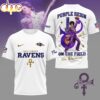 Baltimore Ravens NFL Prince Purple Reign Football 3D T-Shirt For Fans