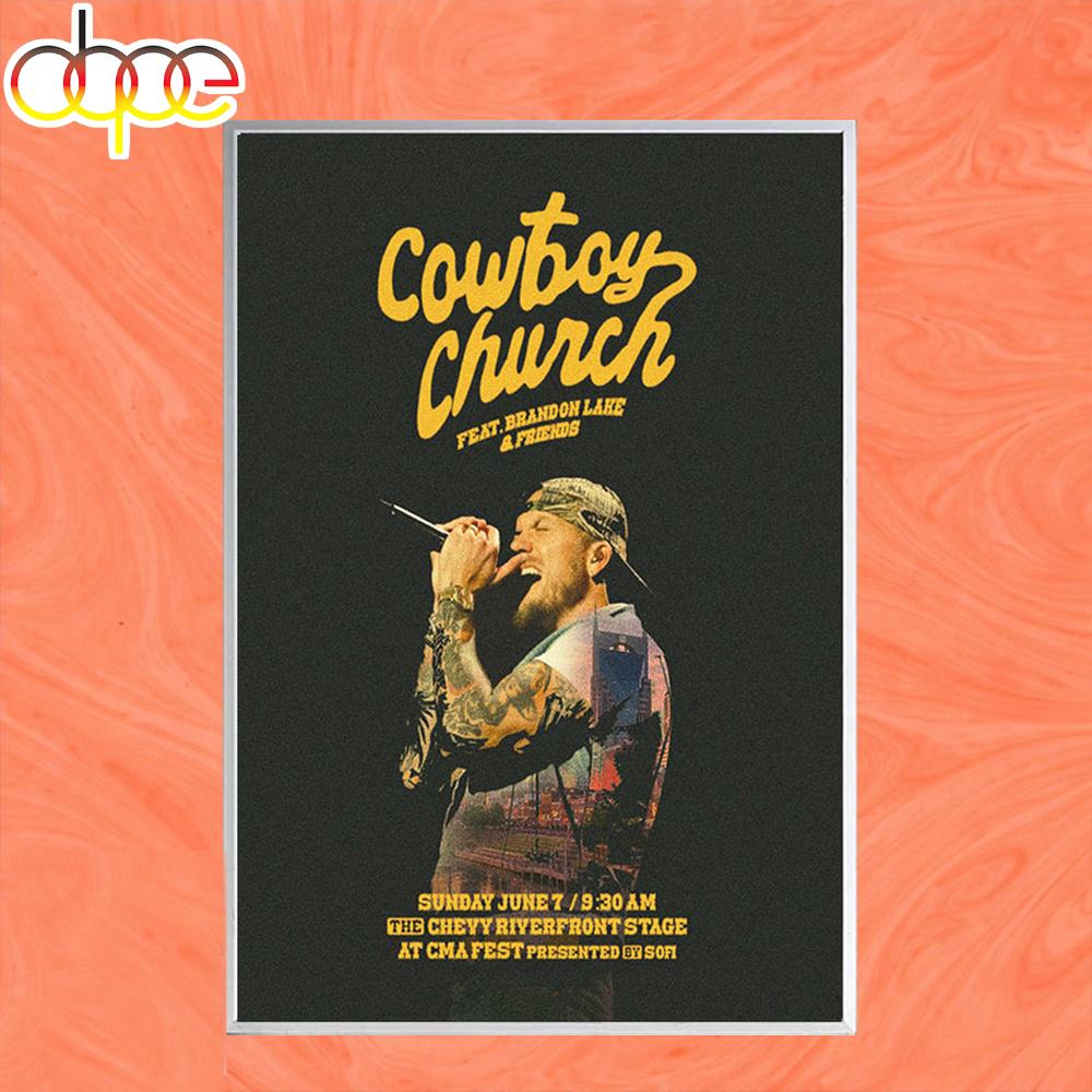 Brandon Lake June 07 2026 Show Nashville TN Poster Canvas Brandon Lake June 07 2026 Show Nashville TN Poster Canvas