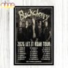 Buckcherry 2026 Let It Roar Tour Poster Canvas Buckcherry 2026 Let It Roar Tour Poster Canvas