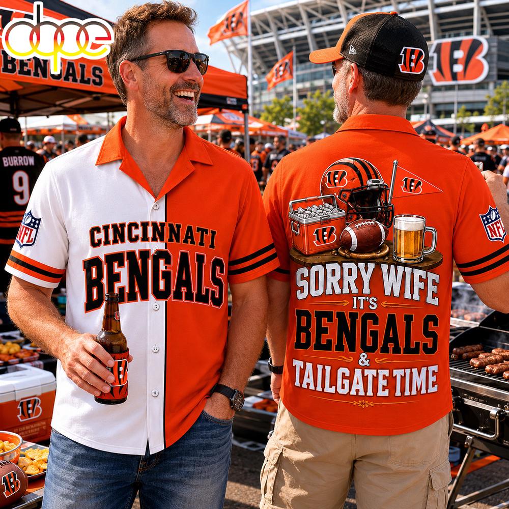 Cincinnati Bengals NFL Funny Football Fan Hawaiian Shirt