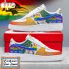 Custom Name Baltimore Ravens NFL Team Air Force 1 Shoes For Fans
