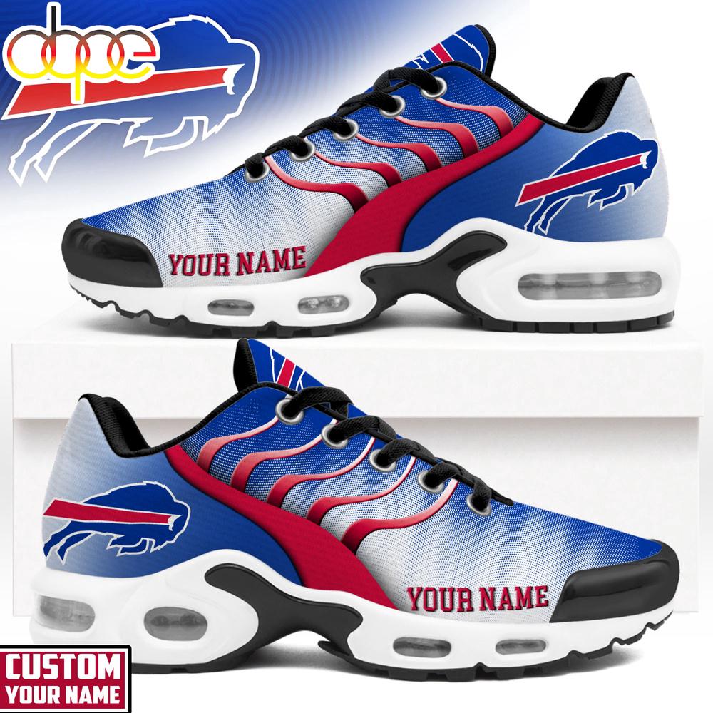 Custom Name Buffalo Bills NFL Endzone Runner Air Max Plus Shoes Custom Name Buffalo Bills NFL Endzone Runner Air Max Plus Shoes