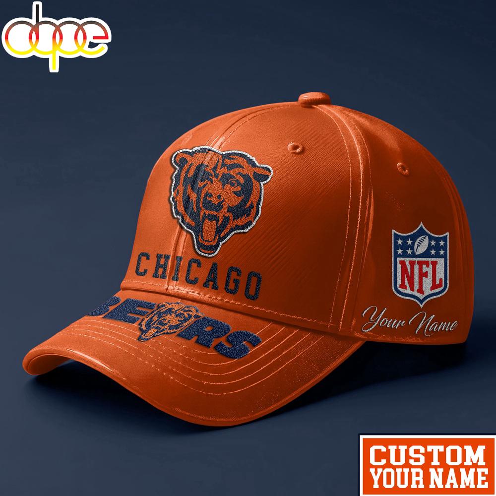 Custom Name Chicago Bears Classic Baseball Cap