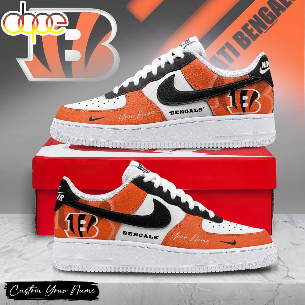 Custom Name Cincinnati Bengals NFL Victory Pride Air Force 1 Shoes