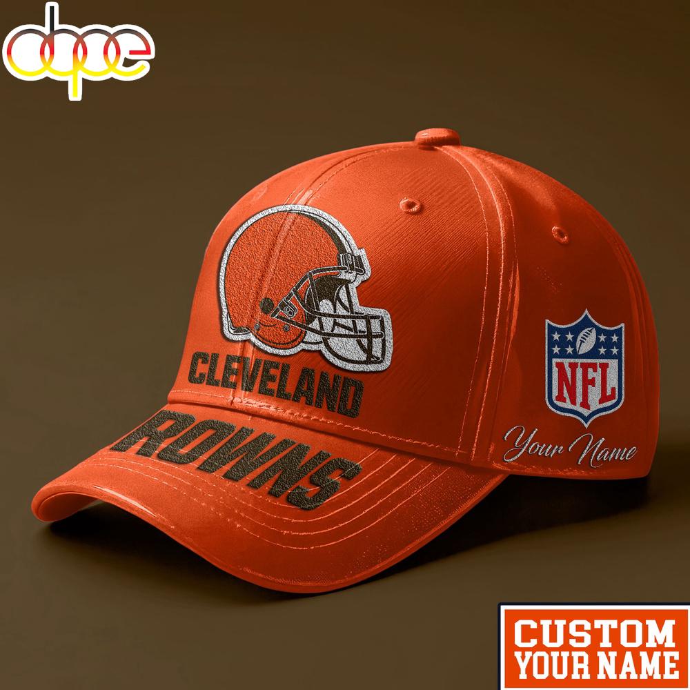Custom Name Cleveland Browns Classic Baseball Cap