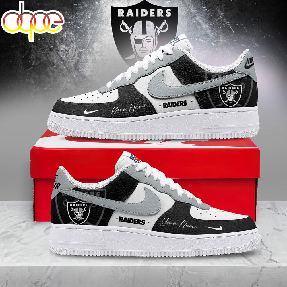 Custom Name Las Vegas Raiders NFL Victory Pride Air Force 1 Shoes