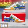 Custom Name Los Angeles Rams NFL Team Air Force 1 Shoes For Fans
