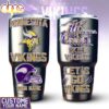 Custom Name Minnesota Vikings Mascot Tumbler For Fans