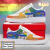 Custom Name Minnesota Vikings NFL Team Air Force 1 Shoes For Fans