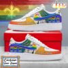 Custom Name New Orleans Saints NFL Team Air Force 1 Shoes For Fans