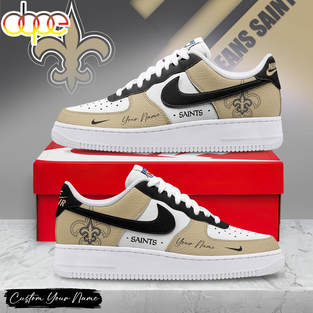 Custom Name New Orleans Saints NFL Victory Pride Air Force 1 Shoes