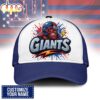 Custom Name New York Giants NFL Graffiti Team Baseball Cap Custom Name New York Giants NFL Graffiti Team Baseball Cap