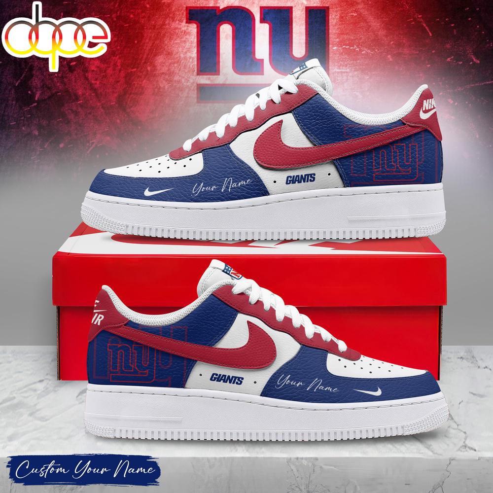 Custom Name New York Giants NFL Victory Pride Air Force 1 Shoes