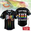 Custom Name Number Chicago Bears NFL Pride Month Baseball Jersey Shirt
