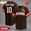 Custom Name Number Cleveland Browns NFL Team Pride Baseball Jersey Custom Name Number Cleveland Browns NFL Team Pride Baseball Jersey
