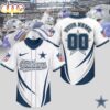 Custom Name Number Dallas Cowboys NFL Game Day Ready Baseball Jersey Shirt Custom Name Number Dallas Cowboys NFL Game Day Ready Baseball Jersey Shirt