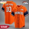 Custom Name Number Denver Broncos NFL Team Pride Baseball Jersey Custom Name Number Denver Broncos NFL Team Pride Baseball Jersey