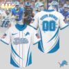 Custom Name Number Detroit Lions NFL Game Day Ready Baseball Jersey Shirt Custom Name Number Detroit Lions NFL Game Day Ready Baseball Jersey Shirt
