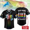 Custom Name Number Detroit Lions NFL Pride Month Baseball Jersey Shirt Custom Name Number Detroit Lions NFL Pride Month Baseball Jersey Shirt