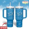 Custom Name Number Detroit Lions NFL Team Spirit Tumbler 40oz