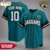 Custom Name Number Jacksonville Jaguars NFL Team Pride Baseball Jersey