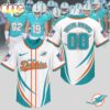 Custom Name Number Miami Dolphins NFL Game Day Ready Baseball Jersey Shirt