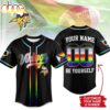 Custom Name Number Minnesota Vikings NFL Pride Month Baseball Jersey Shirt Custom Name Number Minnesota Vikings NFL Pride Month Baseball Jersey Shirt