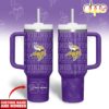 Custom Name Number Minnesota Vikings NFL Team Spirit Tumbler 40oz Custom Name Number Minnesota Vikings NFL Team Spirit Tumbler 40oz