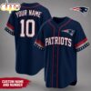 Custom Name Number New England Patriots NFL Team Pride Baseball Jersey