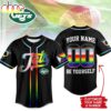 Custom Name Number New York Jets NFL Pride Month Baseball Jersey Shirt Custom Name Number New York Jets NFL Pride Month Baseball Jersey Shirt